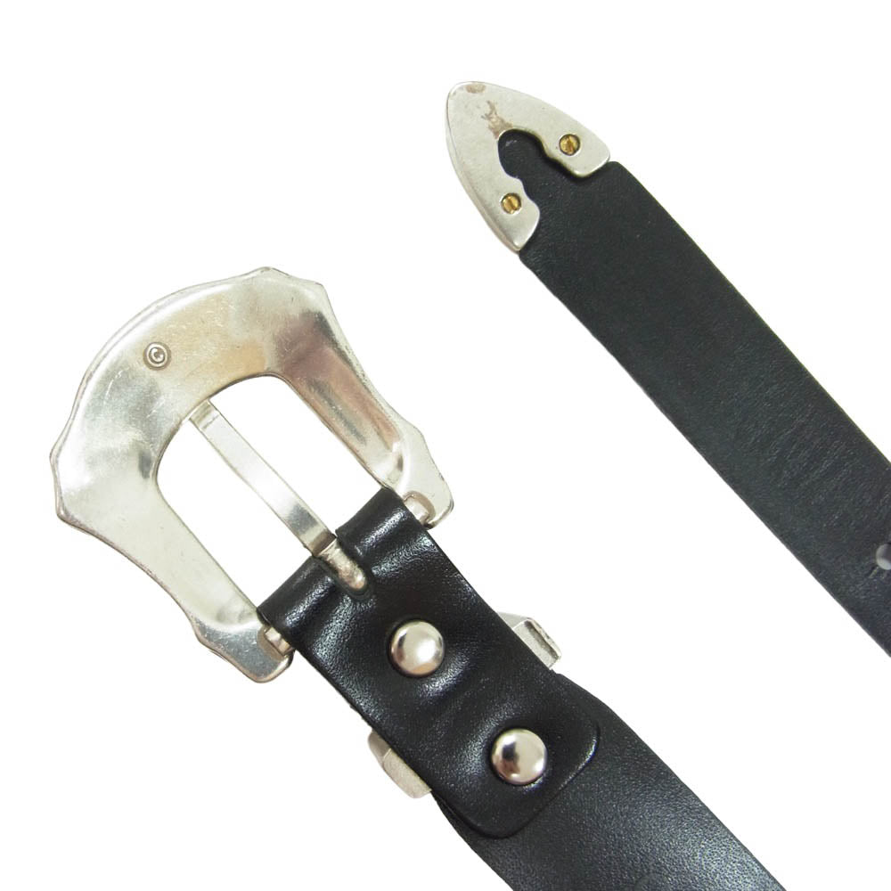 TOGA トーガ TZ261-AH915 NYLON BUCKLE BELT ナイロン バックル レザー ベルト ブラック系【中古】