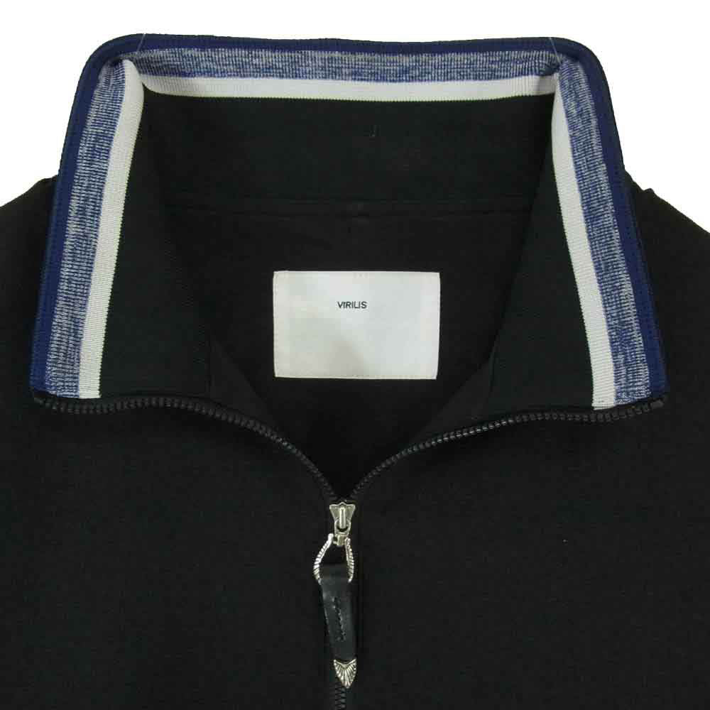TOGA トーガ 25SS TV251-JC332 HALF ZIP TRACK JACKET ハーフジップ トラック ジャケット ブルゾン ブラック系 46【中古】
