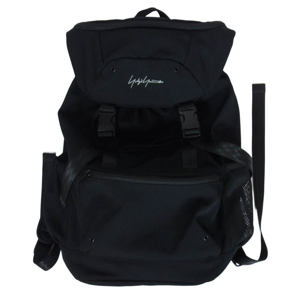 Yohji Yamamoto ヨウジヤマモト HK-121-934 YY SIGNATURE WOOL GABARDINE BACKPACK シグネチャー ウール ギャバジン バックパック リュックサック ブラック系【中古】