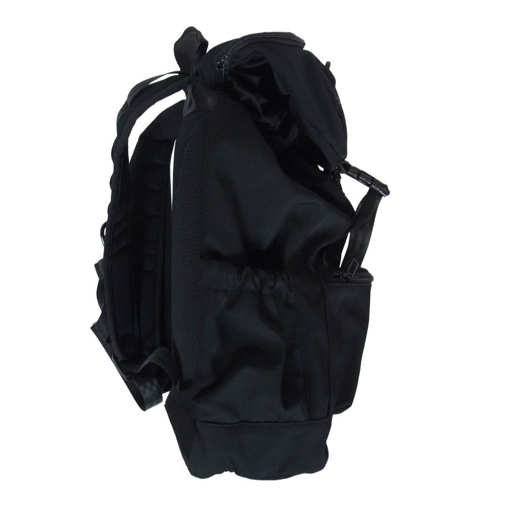 Yohji Yamamoto ヨウジヤマモト HK-121-934 YY SIGNATURE WOOL GABARDINE BACKPACK シグネチャー ウール ギャバジン バックパック リュックサック ブラック系【中古】