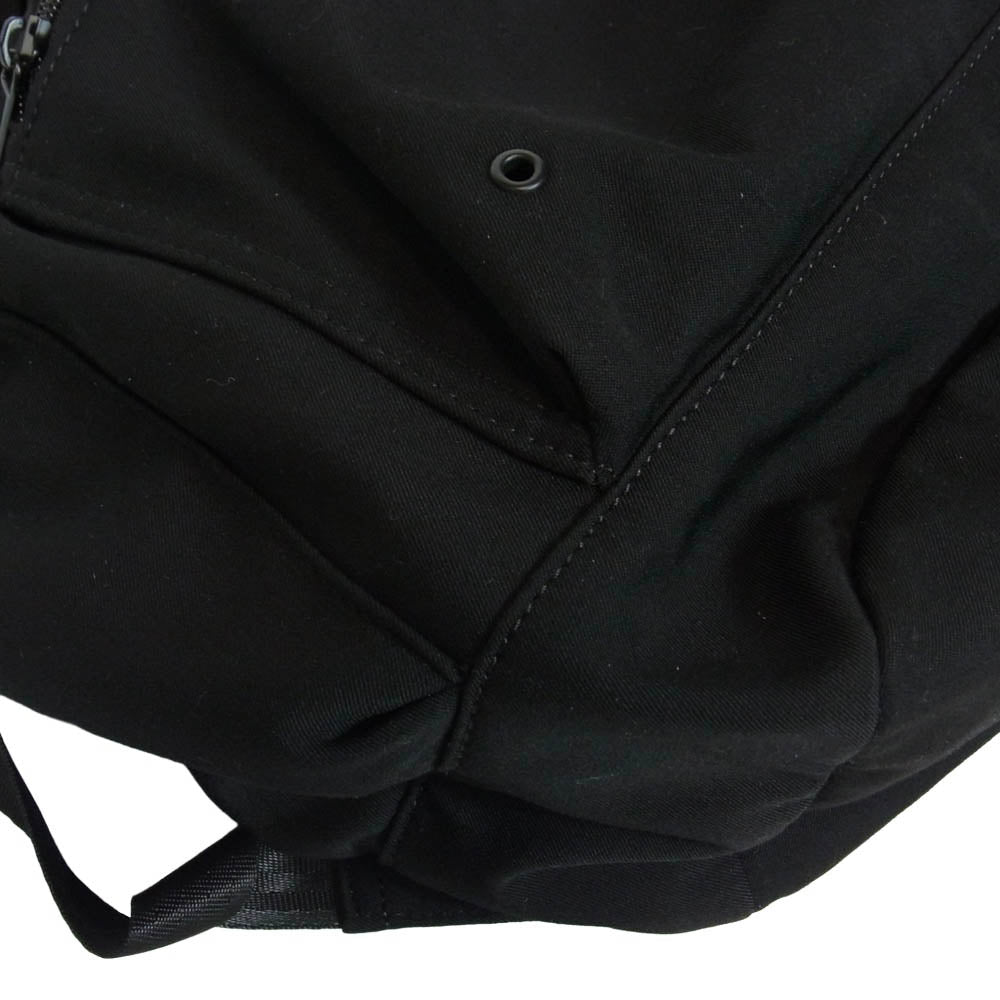 Yohji Yamamoto ヨウジヤマモト HK-121-934 YY SIGNATURE WOOL GABARDINE BACKPACK シグネチャー ウール ギャバジン バックパック リュックサック ブラック系【中古】