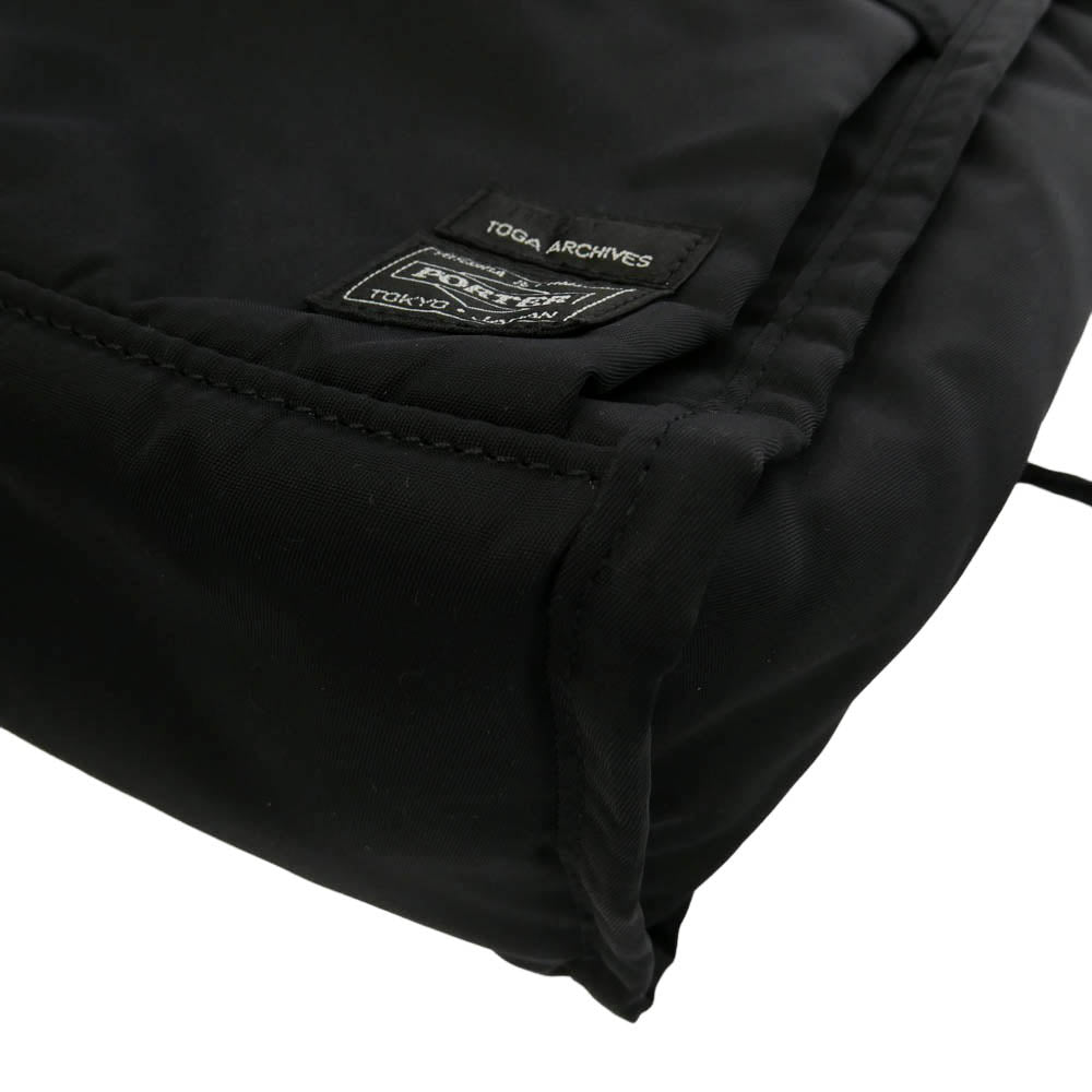 TOGA トーガ PORTER ポーター 386-19851 x PORTER SHOULDER TOTE BAG ポーター ショルダー トートバッグ ブラック系【中古】