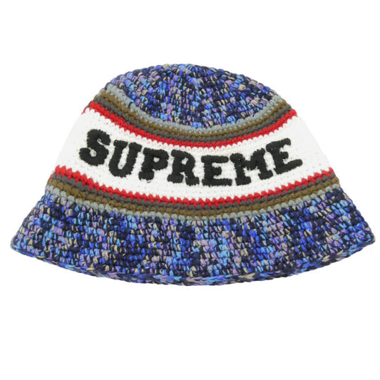 Supreme シュプリーム 26SS Knit Logo Crusher ニット ロゴ クラッシャー ハット ニットキャップ マルチカラー系【中古】
