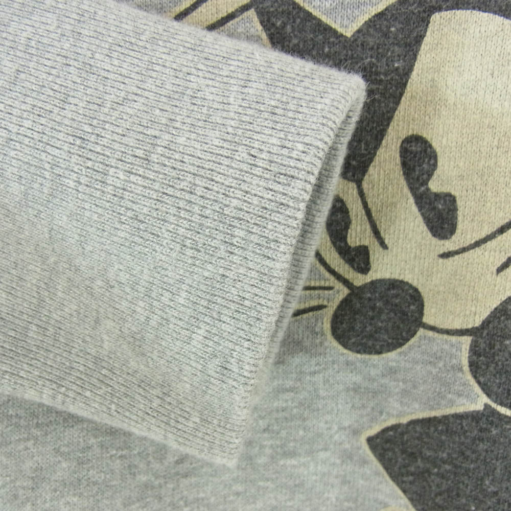 TOY'S McCOY トイズマッコイ × FELIX フィリックス THE CAT McHILL マックヒル スウェット トレーナー グレー系 40【中古】