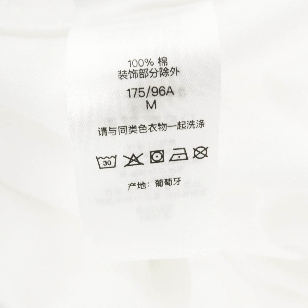 Supreme シュプリーム 25SS Loose Fit Oxford S/S Shirt ロゴ刺繍 ルーズフィット オックスフォード ボタンダウン 半袖 シャツ ホワイト系 M【中古】