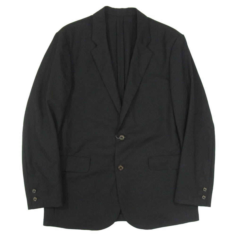 markaware マーカウェア A24A-08JK01C ORGANIC WOOL TROPICAL SACK COAT オリジナル ウール トロピカル サック コート テーラード ジャケット ブラック系 サイズ表記無【中古】