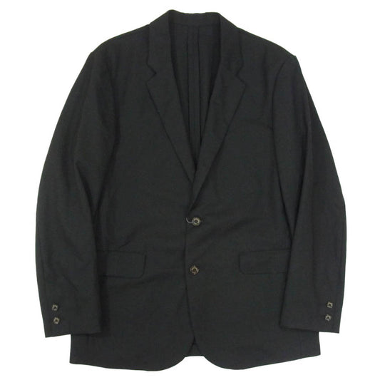 markaware マーカウェア A24A-08JK01C ORGANIC WOOL TROPICAL SACK COAT オリジナル ウール トロピカル サック コート テーラード ジャケット ブラック系 サイズ表記無【中古】