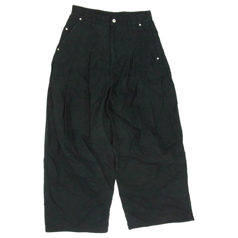 SHINYAKOZUKA シンヤコヅカ 23AW 2302SK48 Hi BAGGY バギー パンツ ブラック系 M【中古】