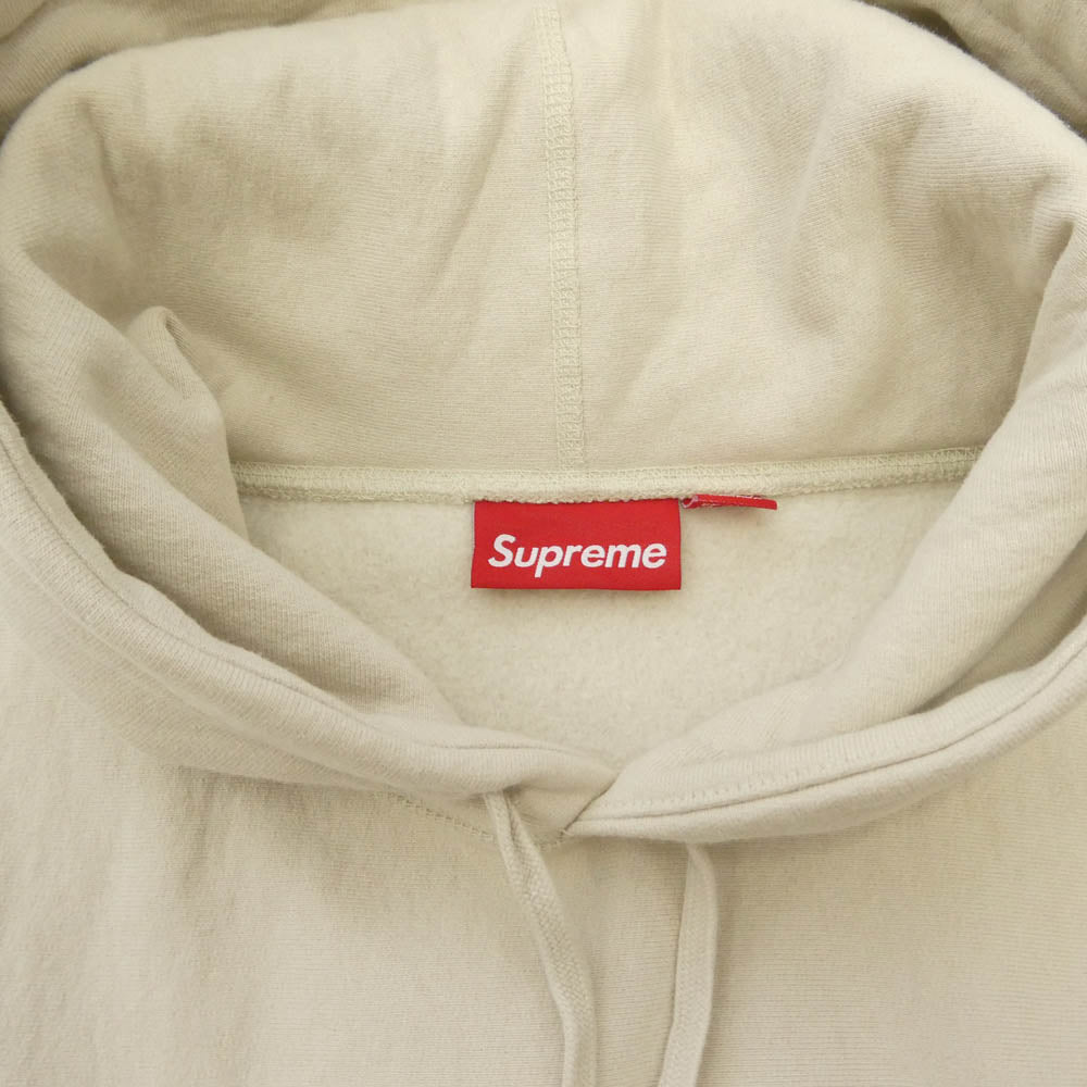 Supreme シュプリーム 24AW Box Logo Hooded Sweatshirt ボックス ロゴ フーデッド スウェットシャツ フーディー パーカー ベージュ系 M【中古】