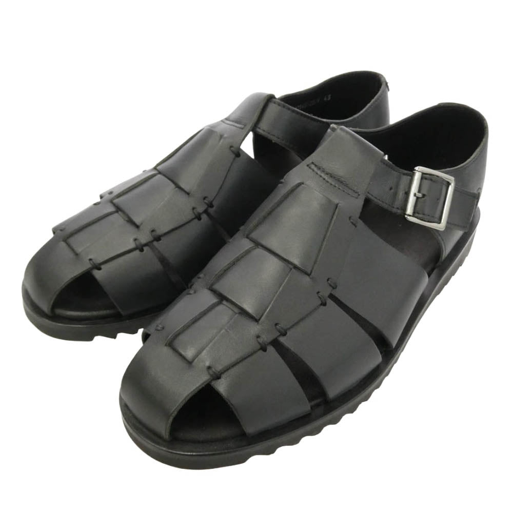 Paraboot パラブーツ 17545 PACIFIC パシフィック レザー グルカ サンダル ブラック系 43【中古】