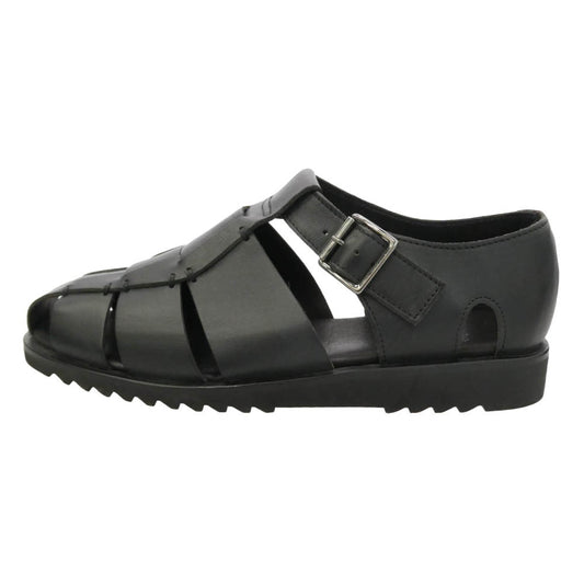 Paraboot パラブーツ 17545 PACIFIC パシフィック レザー グルカ サンダル ブラック系 43【中古】
