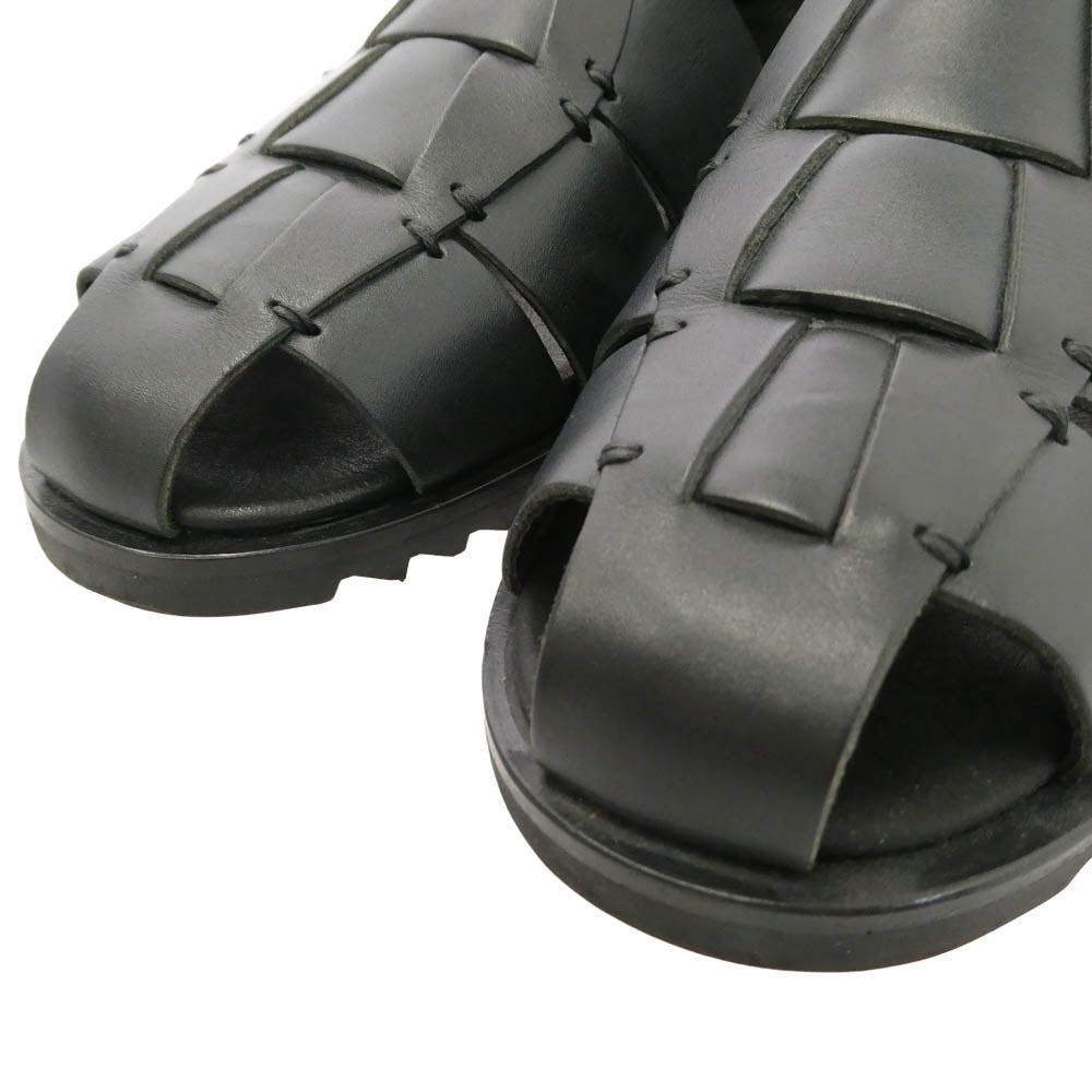 Paraboot パラブーツ 17545 PACIFIC パシフィック レザー グルカ サンダル ブラック系 43【中古】