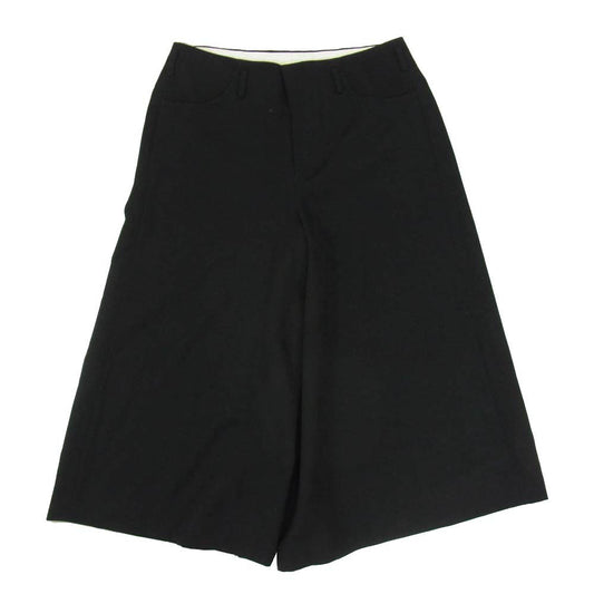 COMME des GARCONS HOMME PLUS コムデギャルソンオムプリュス 22AW PJ-P051 ワイド 袴 ウール スカート型 クロップド パンツ ブラック系 S【中古】