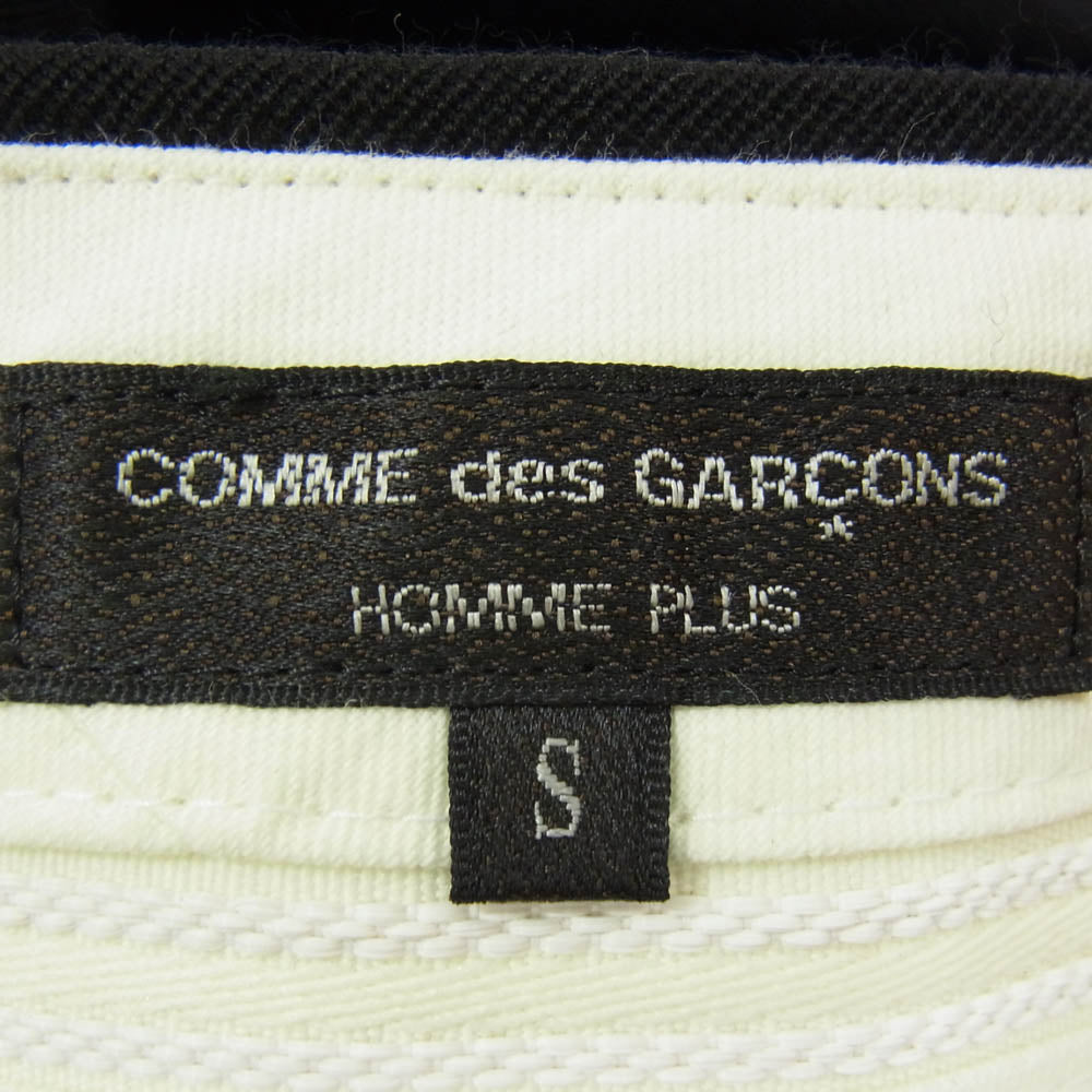 COMME des GARCONS HOMME PLUS コムデギャルソンオムプリュス 22AW PJ-P051 ワイド 袴 ウール スカート型 クロップド パンツ ブラック系 S【中古】