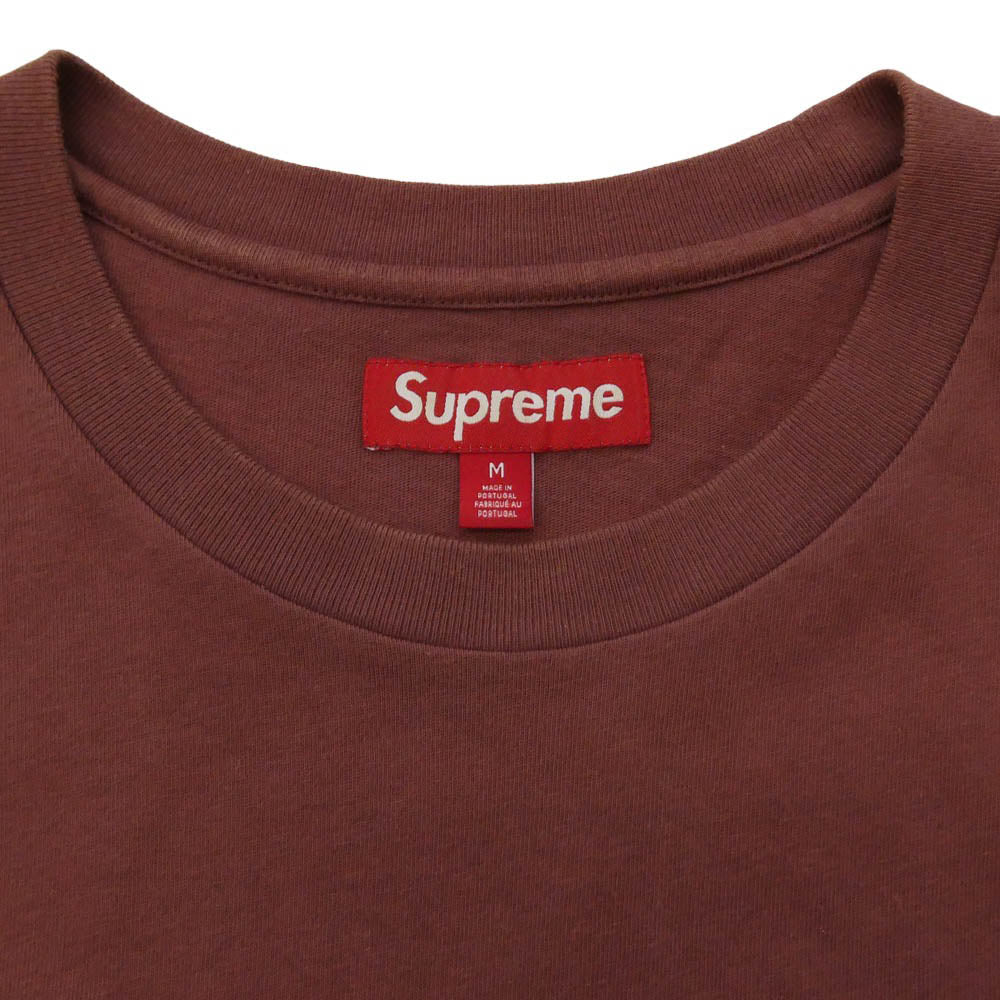Supreme シュプリーム 23AW Small Box Tee スモールボックス 半袖 Tシャツ カットソー エンジ系 M【中古】