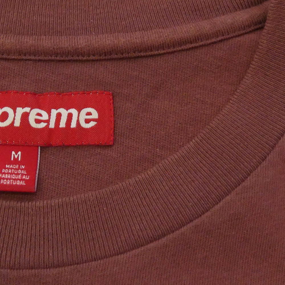 Supreme シュプリーム 23AW Small Box Tee スモールボックス 半袖 Tシャツ カットソー エンジ系 M【中古】