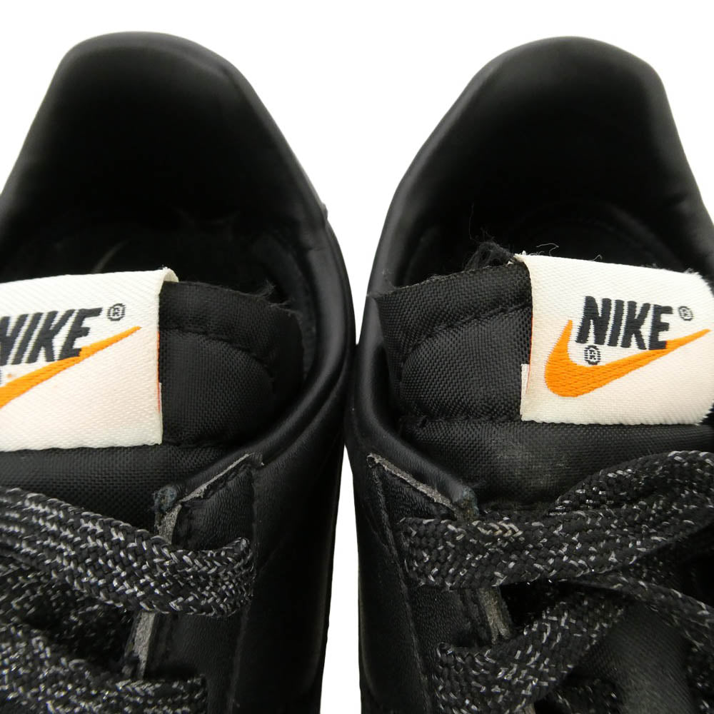 BLACK COMME des GARCONS ブラックコムデギャルソン NIKE ナイキ 18SS AQ3695-001 NIKE Night Track Black ナイキ ナイト トラック CDG ロゴ ローカット スニーカー ブラック系 26cm【中古】
