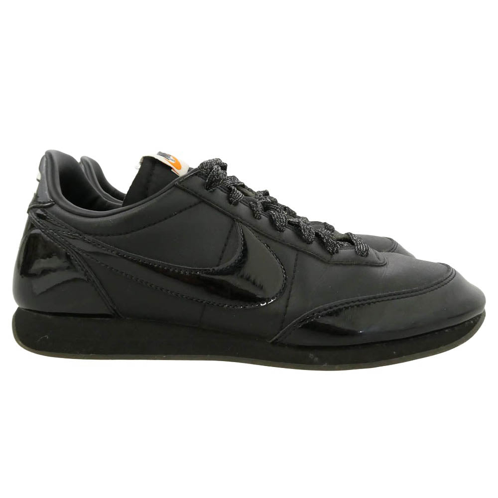 BLACK COMME des GARCONS ブラックコムデギャルソン NIKE ナイキ 18SS AQ3695-001 NIKE Night Track Black ナイキ ナイト トラック CDG ロゴ ローカット スニーカー ブラック系 26cm【中古】