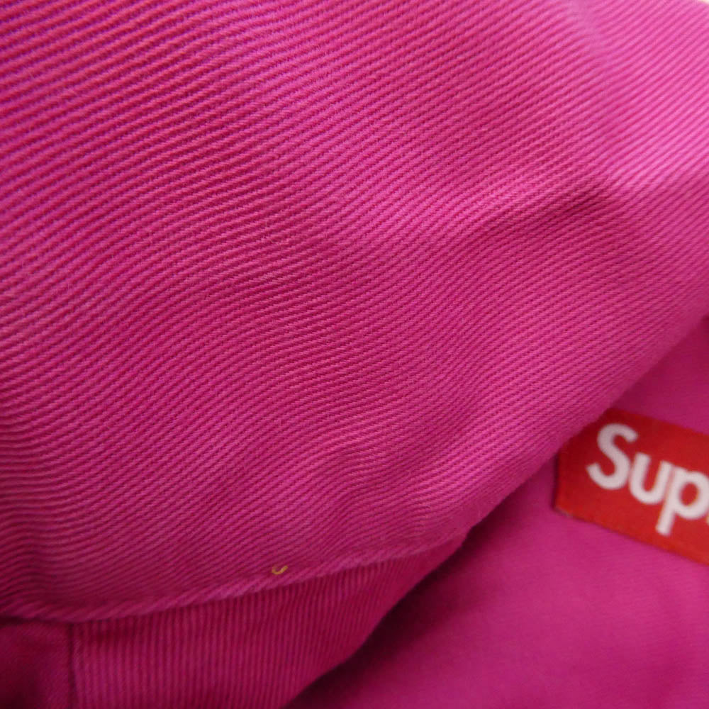 Supreme シュプリーム 25SS Rhinestone Pin Up S/S Work Shirt ラインストーン ピンナップ ショートスリーブ 半袖 ワークシャツ ピンク系 M【美品】【中古】