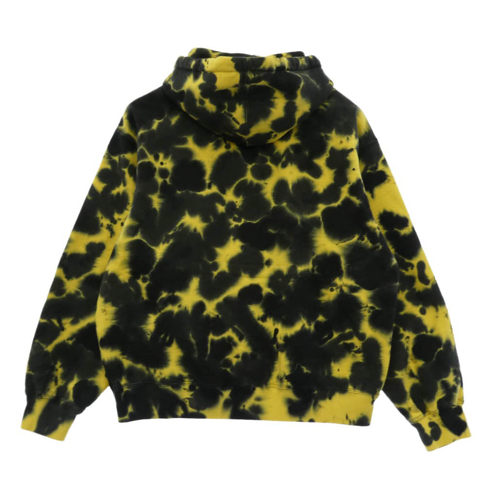 Supreme シュプリーム 26AW Small Box Zip Up Hooded Sweatshirt スモール ボックス ジップアップ フーデッド スウェット パーカー タイダイ M ブラック系 イエロー系 M【中古】