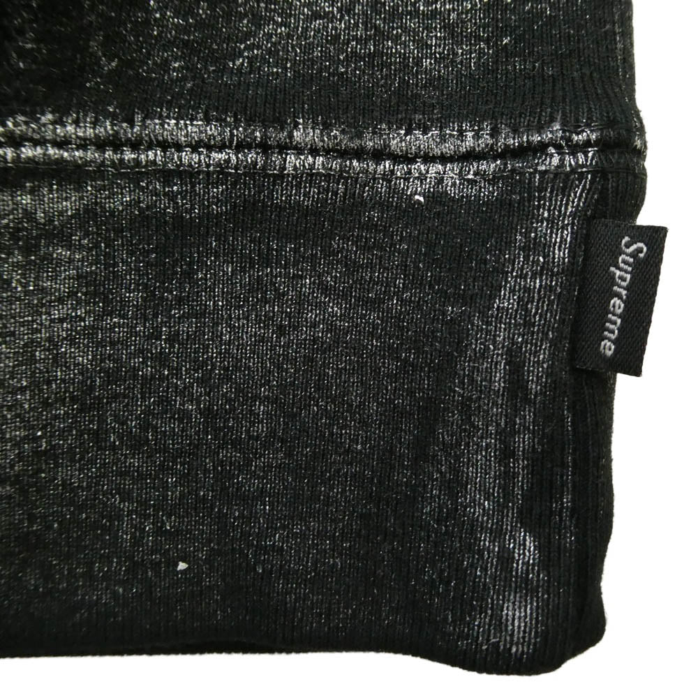 Supreme シュプリーム MAISON MARGIELA メゾンマルジェラ 24SS x MM6 Maison Margiela Foil Box Logo Hooded Sweatshirt エムエムシックス メゾンマルジェラ ボックスロゴ パーカー L ブラック系 L【美品】【中古】