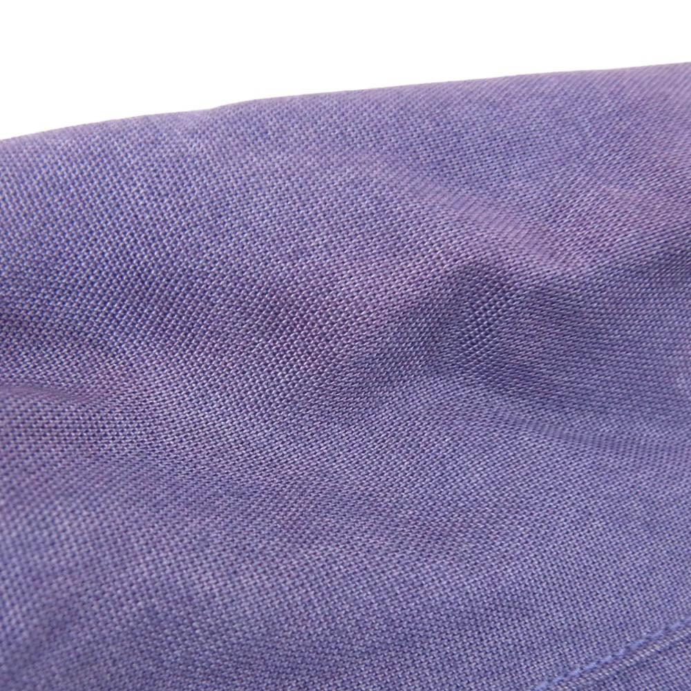 WACKO MARIA ワコマリア 19AW 19FW-WMS-OC03 OPEN COLLAR SHIRT オープンカラー 蛇使い プリント 長袖 シャツ パープル系 S【中古】