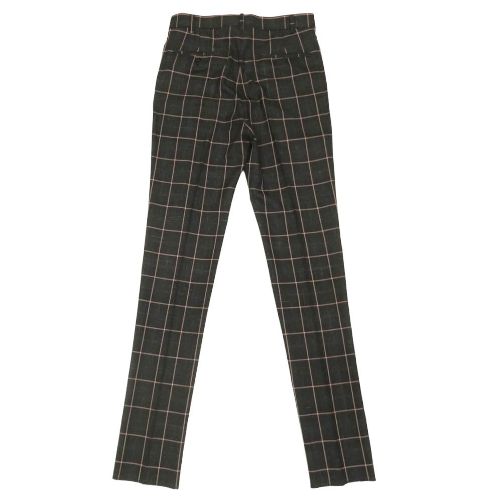 WACKO MARIA ワコマリア 20SS DORMEUIL社製 ドーメル社製 チェック スーツ セットアップ ピンク系 上下：S【極上美品】【中古】