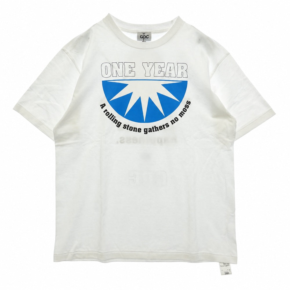 GDC ジーディーシー GD0560 half star TEE 1th limited ハーフスター プリント 半袖 Tシャツ ホワイト系 L【極上美品】【中古】