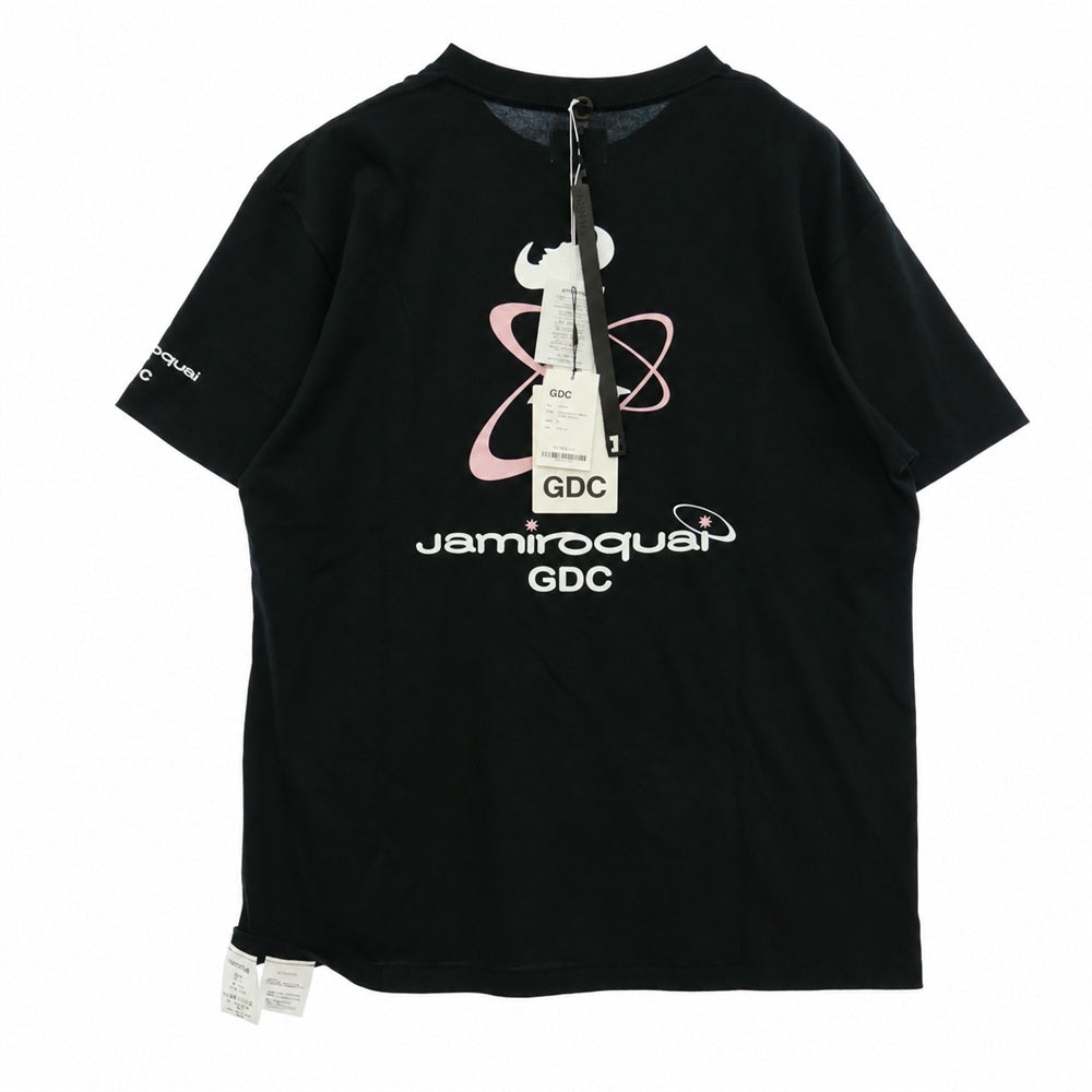 GDC ジーディーシー GD0134 x Jamiroquai ジャミロクワイ x INSONNIA PROJECTS インソニア プロジェクツ プリント 半袖 Tシャツ ブラック系 2【極上美品】【中古】