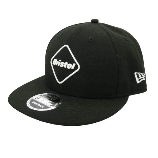 F.C.R.B. エフシーアールビー NEW ERA ニューエラ × NEW ERA ニューエラ EMBLEM 9FIFTY LP CAP キャップ 帽子 ブラック系【美品】【中古】