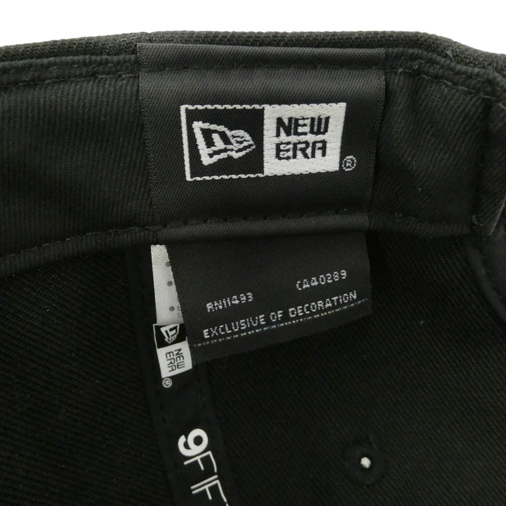 F.C.R.B. エフシーアールビー NEW ERA ニューエラ × NEW ERA ニューエラ EMBLEM 9FIFTY LP CAP キャップ 帽子 ブラック系【美品】【中古】