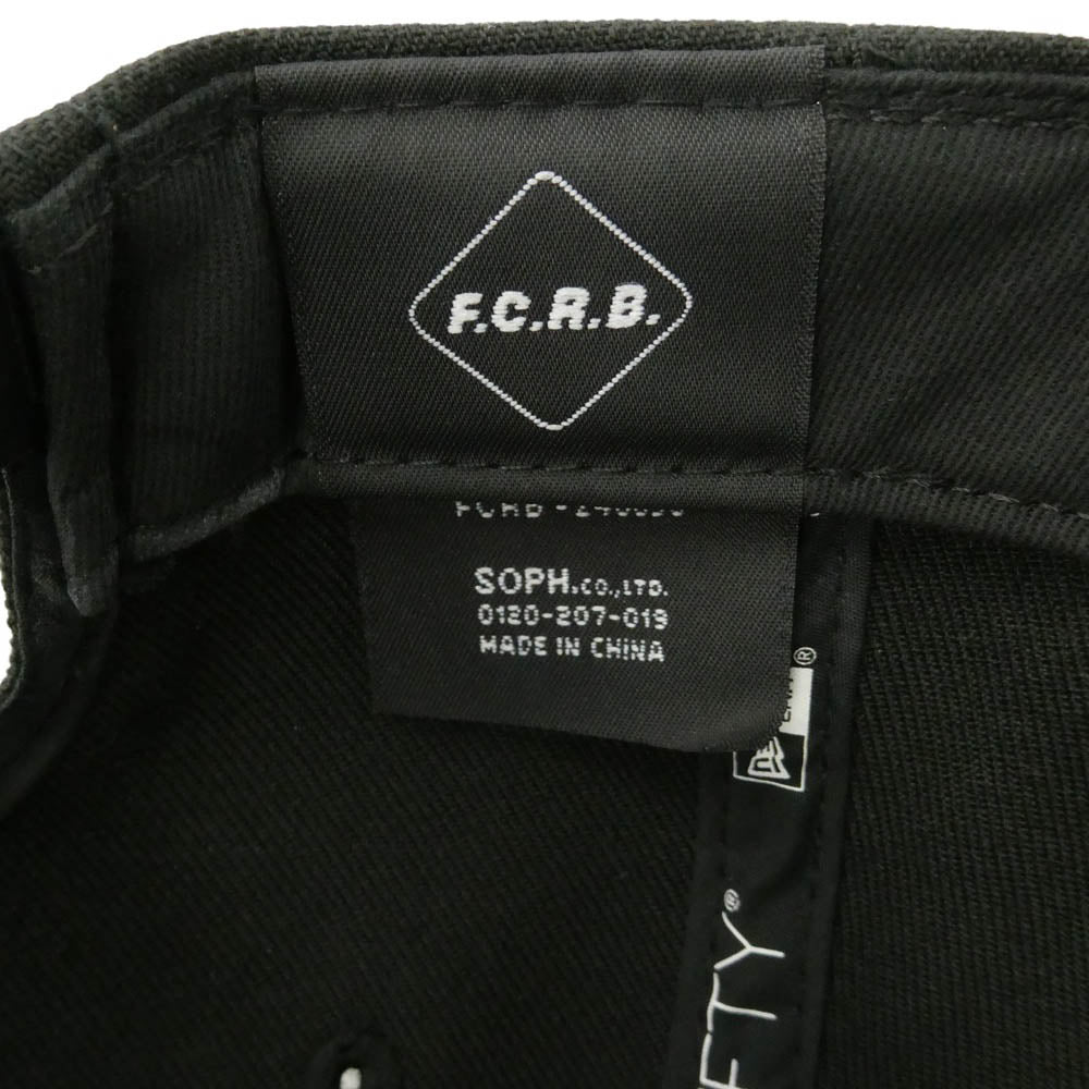 F.C.R.B. エフシーアールビー NEW ERA ニューエラ × NEW ERA ニューエラ EMBLEM 9FIFTY LP CAP キャップ 帽子 ブラック系【美品】【中古】