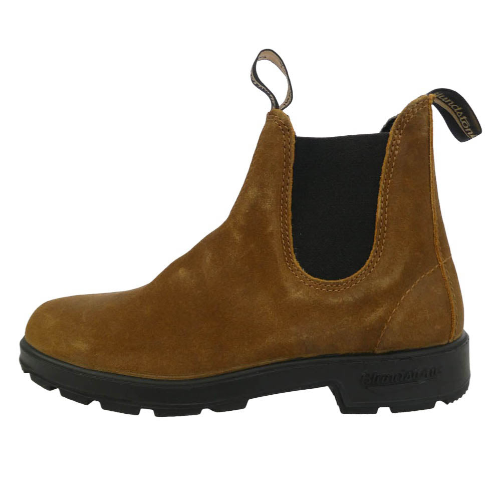 ブランドストーン 1911 ELASTIC SIDED Leather Chelsea Lug Boots スエード レザー サイドゴア チェルシー ショート ブーツ ブラウン系 UK6【中古】