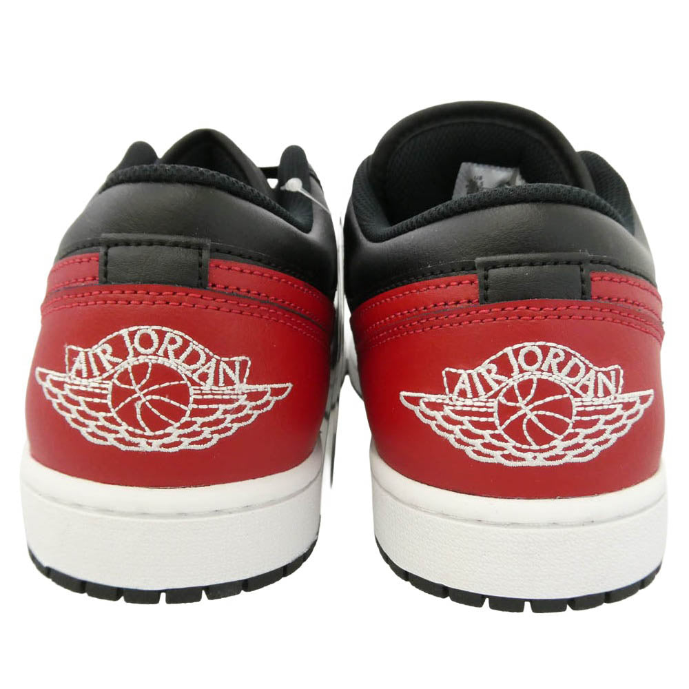 NIKE ナイキ 553558-067 Air Jordan 1 Low Bred Aj1 エアジョーダン1 ロー ブレッド スニーカー ブラック系 レッド系 28.5cm【美品】【中古】