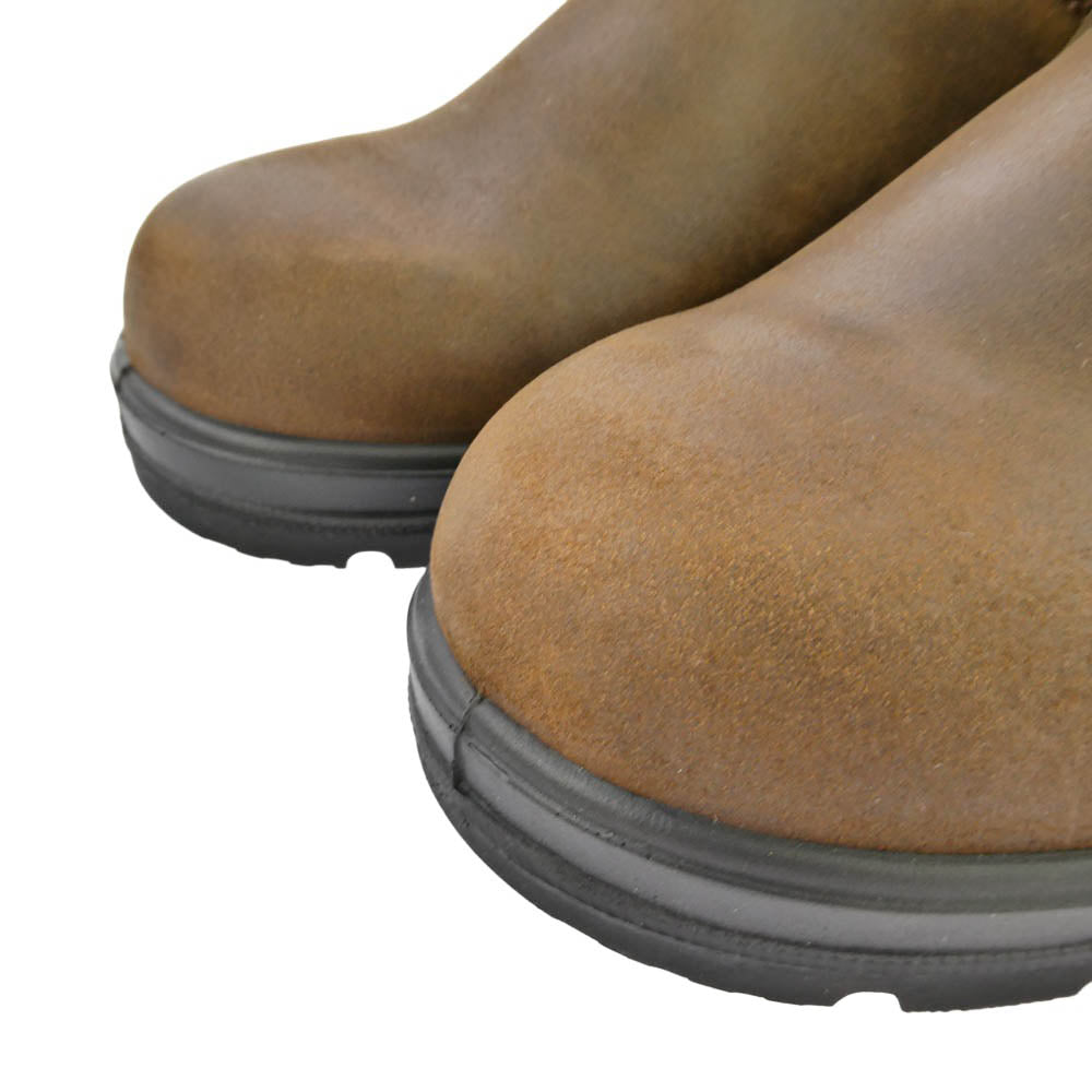 ブランドストーン 1609 ELASTIC SIDED Leather Chelsea Lug Boots スエード レザー サイドゴア チェルシー ショート ブーツ ブラウン系 UK3【極上美品】【中古】