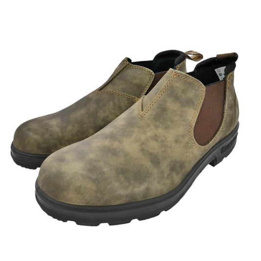 ブランドストーン 2036 SLIP ON SHOE チェルシー サイドゴア ローカット スリッポン ブーツ カーキ系 ブラウン系 UK7【新古品】【未使用】【中古】
