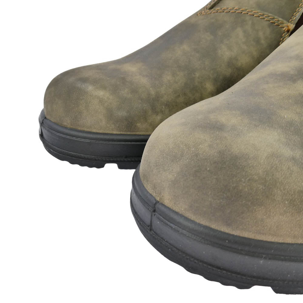 ブランドストーン 2036 SLIP ON SHOE チェルシー サイドゴア ローカット スリッポン ブーツ カーキ系 ブラウン系 UK7【新古品】【未使用】【中古】