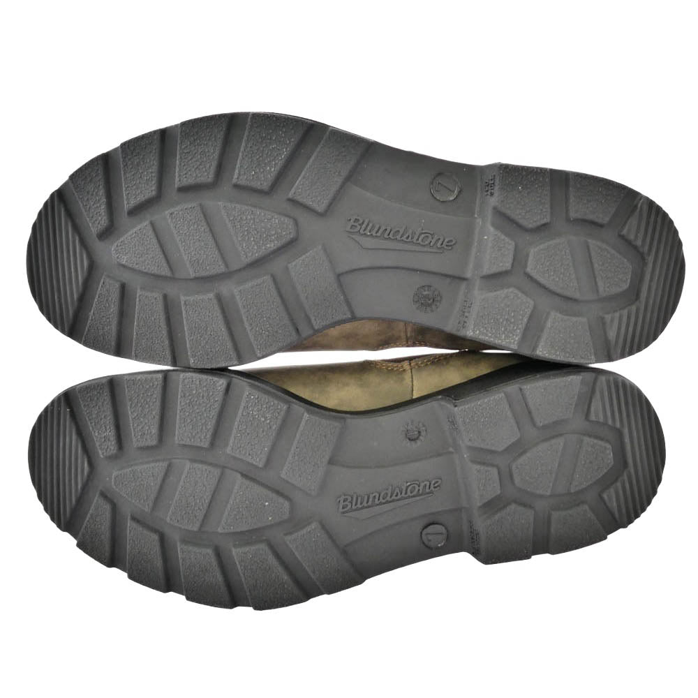 ブランドストーン 2036 SLIP ON SHOE チェルシー サイドゴア ローカット スリッポン ブーツ カーキ系 ブラウン系 UK7【新古品】【未使用】【中古】