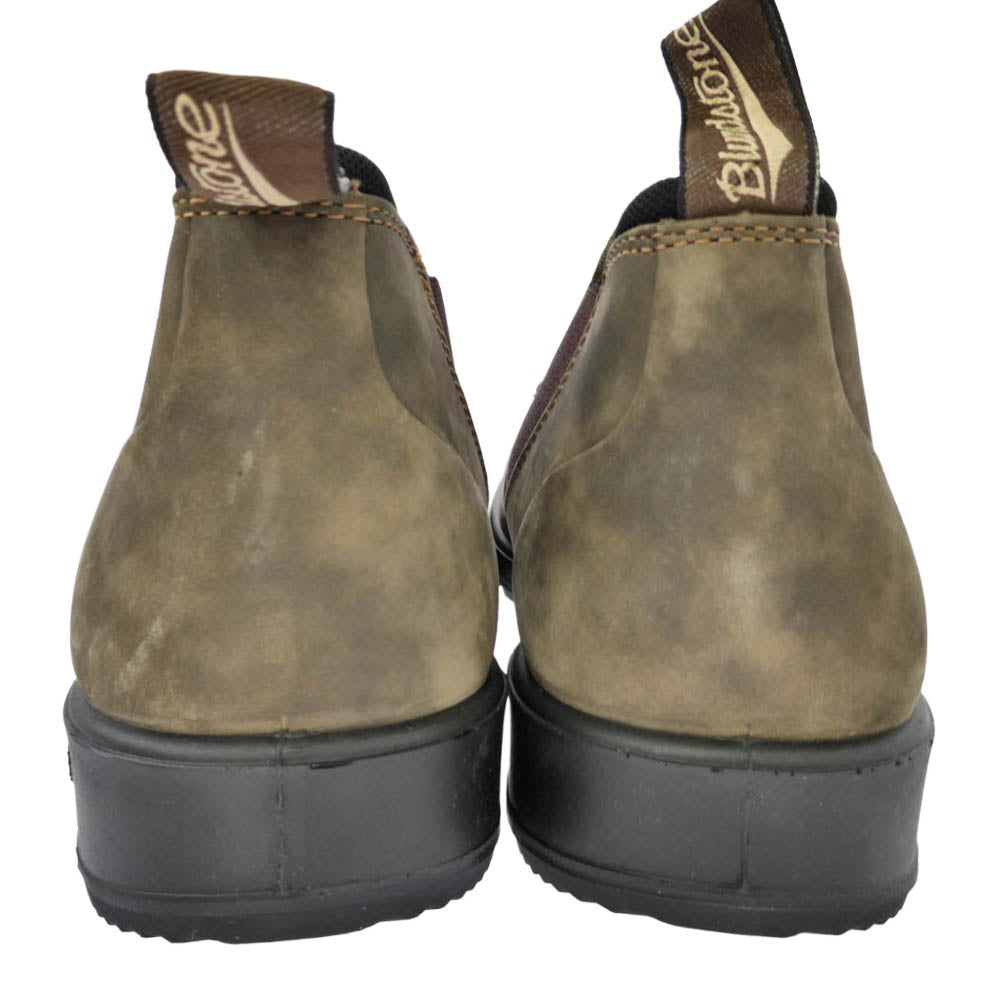 ブランドストーン 2036 SLIP ON SHOE チェルシー サイドゴア ローカット スリッポン ブーツ カーキ系 ブラウン系 UK10【極上美品】【中古】