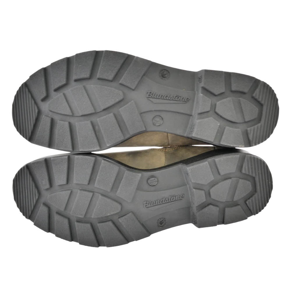 ブランドストーン 2036 SLIP ON SHOE チェルシー サイドゴア ローカット スリッポン ブーツ カーキ系 ブラウン系 UK10【極上美品】【中古】