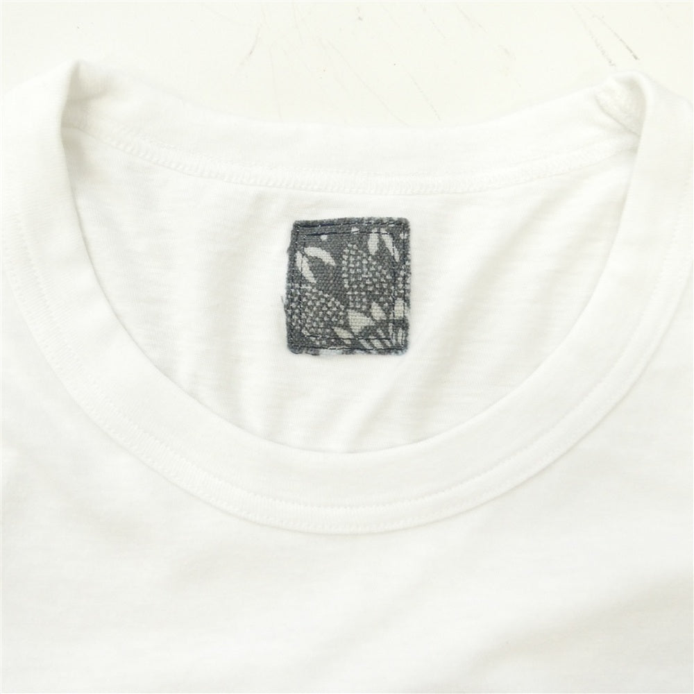 VISVIM ビズビム 2024 0224905010009 Indigo Camping Trailer JUMBO TEE S/S ICT プリント Tシャツ ホワイト系 4【中古】