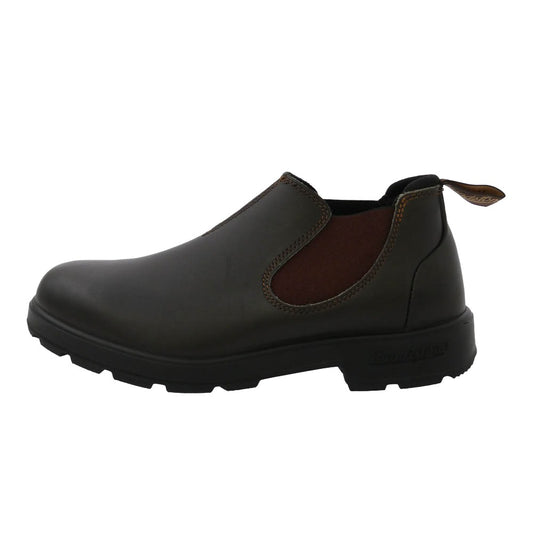 ブランドストーン 2038 SLIP ON SHOE チェルシー サイドゴア レザー ローカット スリッポン ブーツ ブラック系 UK8【極上美品】【中古】
