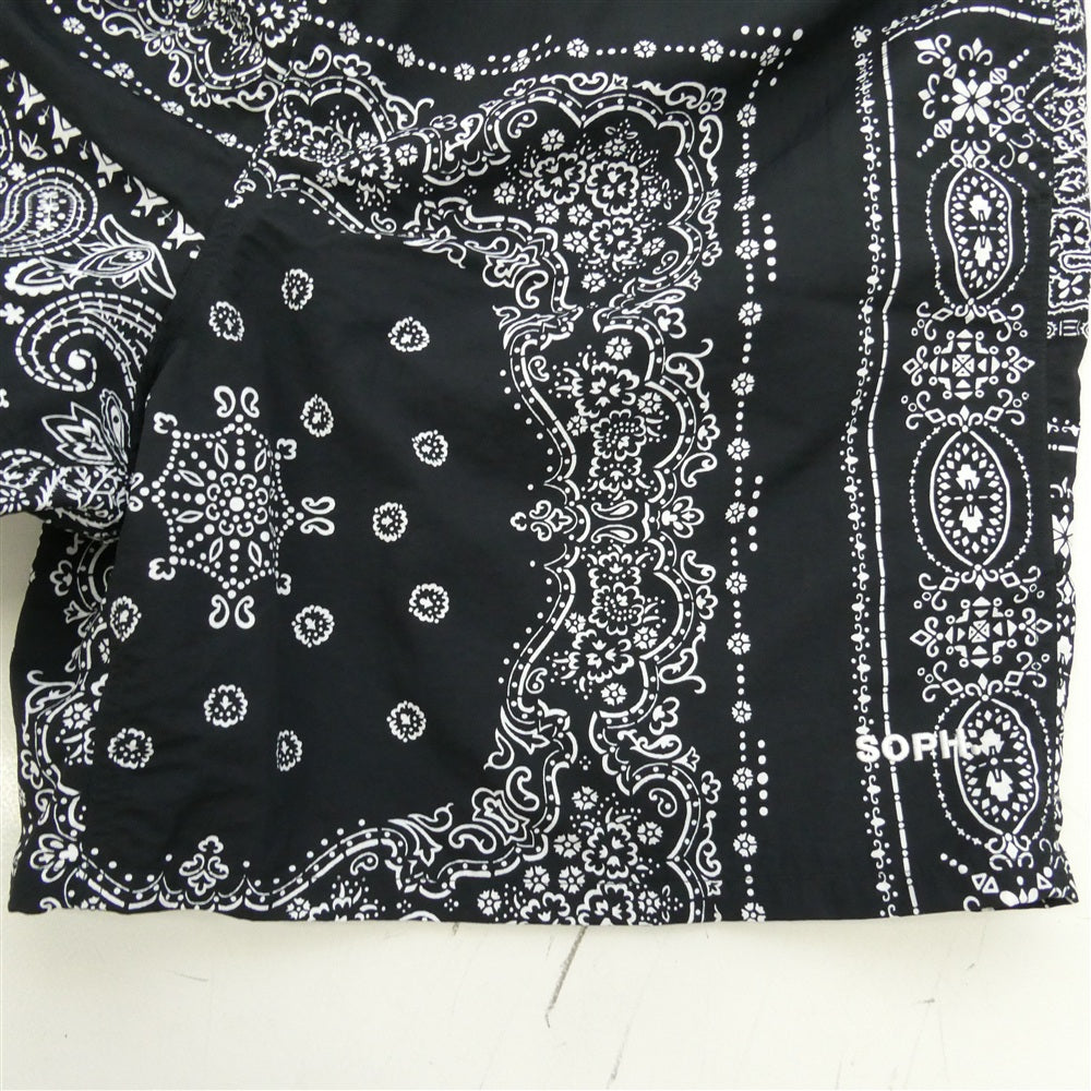 F.C.R.B. エフシーアールビー FCRB-260039 BANDANA NYLON EASY SHORTS バンダナ ナイロン イージー ショーツ ショートパンツ ブラック系 L【極上美品】【中古】