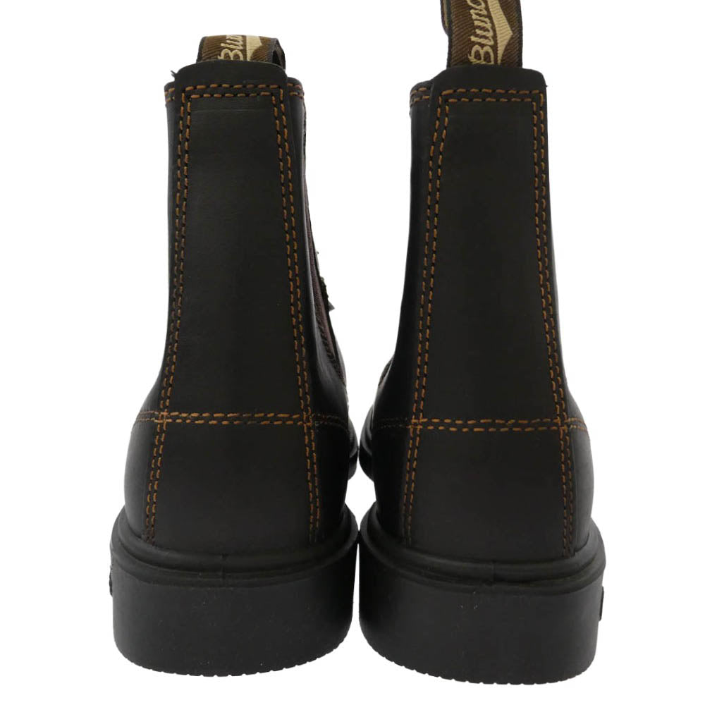 ブランドストーン 062 TPU DRESS Premium Leather Chelsea Lug Boots スエード レザー サイドゴア チェルシー ブーツ ブラック系 UK8【極上美品】【中古】