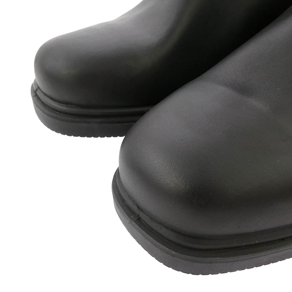 ブランドストーン 062 TPU DRESS Premium Leather Chelsea Lug Boots スエード レザー サイドゴア チェルシー ブーツ ブラック系 UK8【極上美品】【中古】