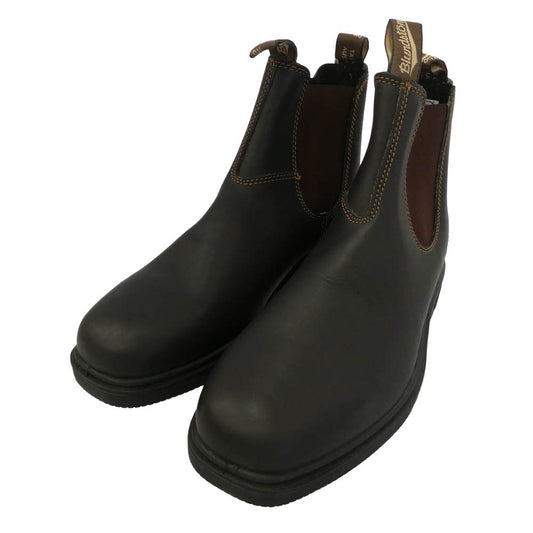 ブランドストーン 062 TPU DRESS Premium Leather Chelsea Lug Boots スエード レザー サイドゴア チェルシー ブーツ ブラック系 ダークブラウン系 UK7【美品】【中古】