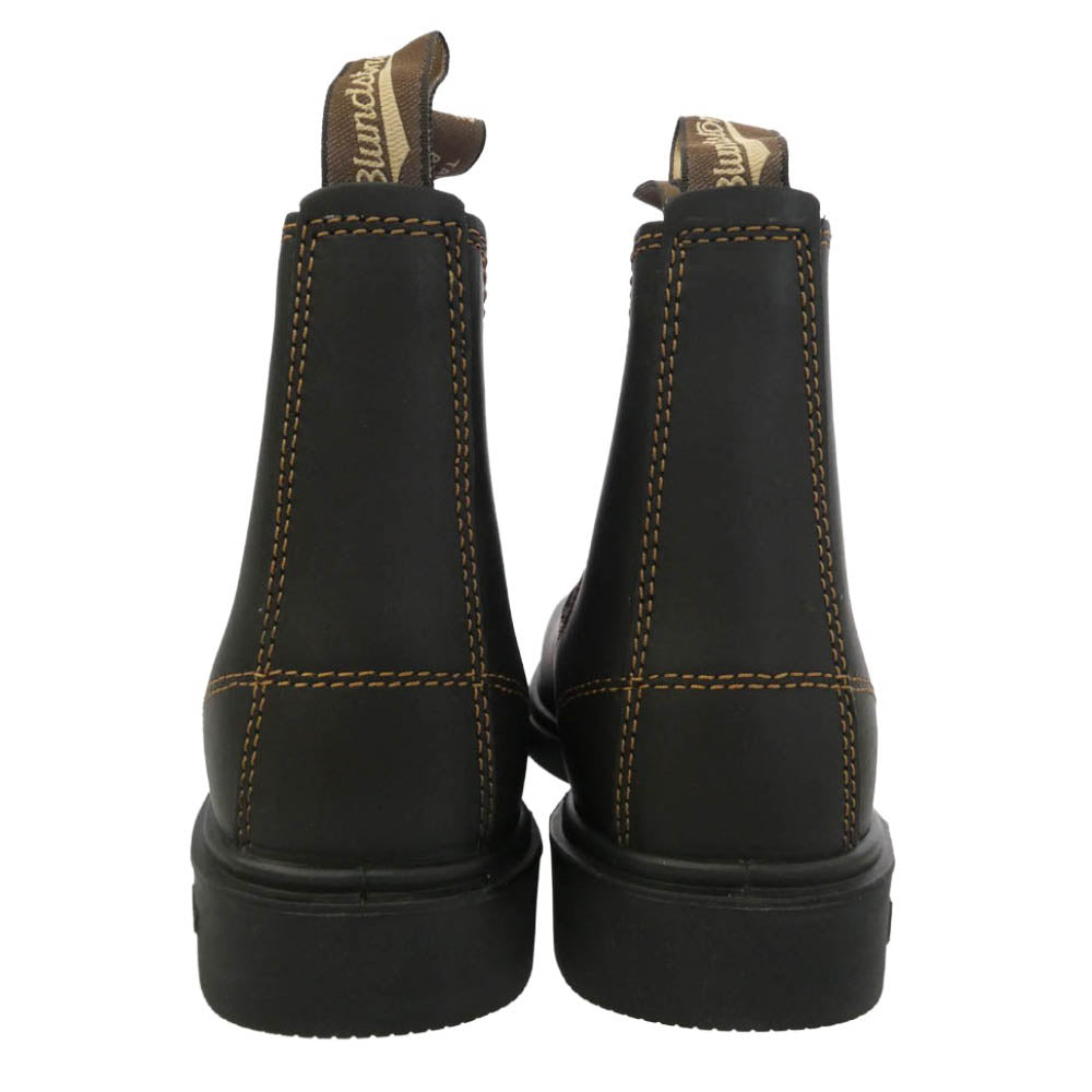 ブランドストーン 062 TPU DRESS Premium Leather Chelsea Lug Boots スエード レザー サイドゴア チェルシー ブーツ ブラック系 ダークブラウン系 UK7【美品】【中古】