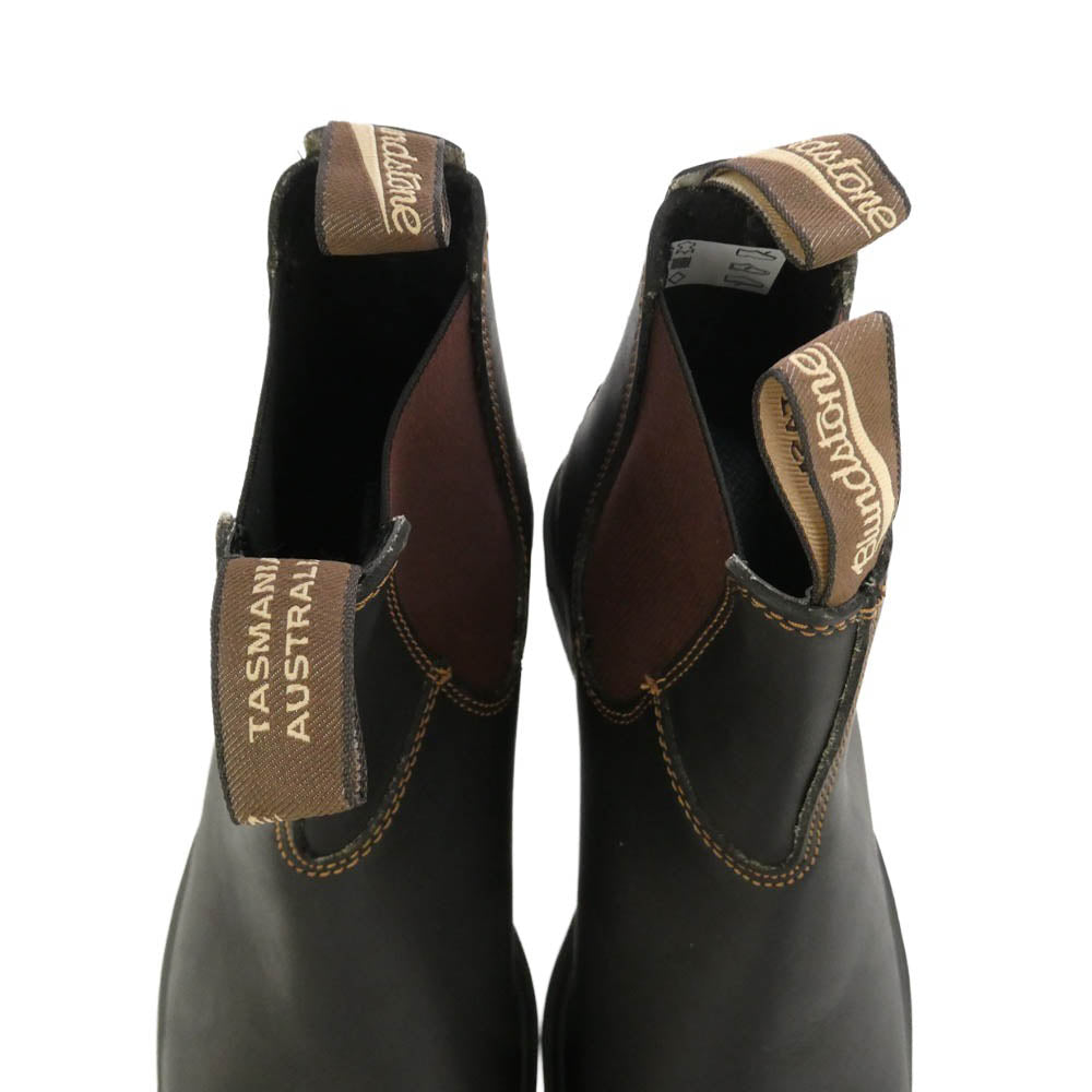 ブランドストーン 062 TPU DRESS Premium Leather Chelsea Lug Boots スエード レザー サイドゴア チェルシー ブーツ ブラック系 ダークブラウン系 UK7【美品】【中古】