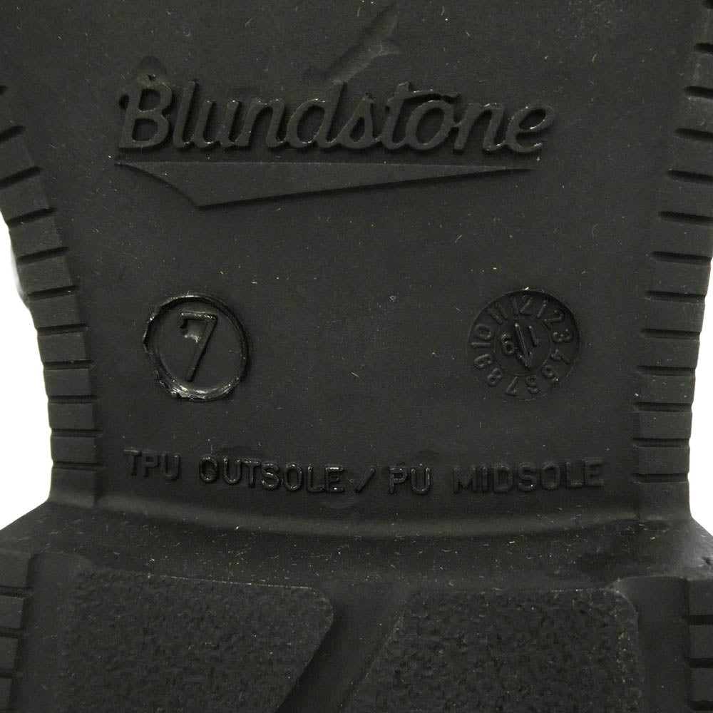 ブランドストーン 062 TPU DRESS Premium Leather Chelsea Lug Boots スエード レザー サイドゴア チェルシー ブーツ ブラック系 ダークブラウン系 UK7【美品】【中古】