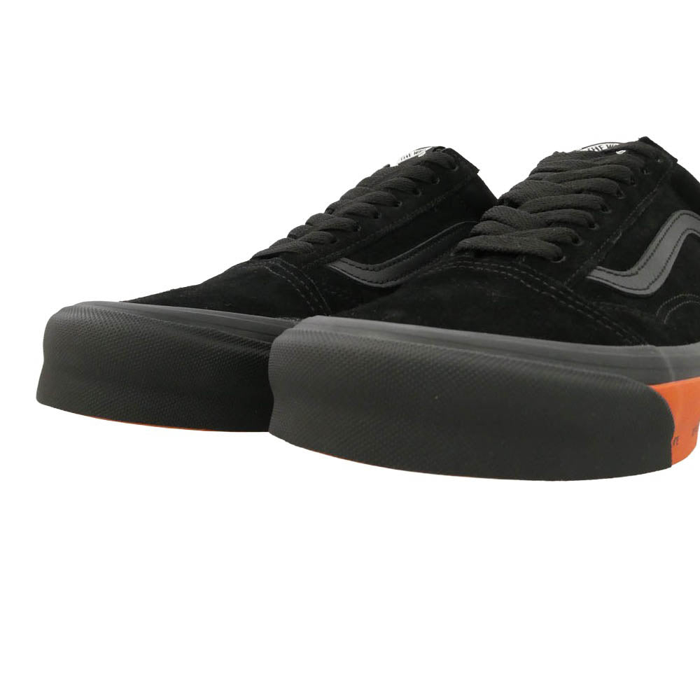 WTAPS ダブルタップス VANS バンズ VN0A4P3X20E1 x VANS バンズ OG Old Skool オールドスクール スエード レザー スニーカー ブラック系 オレンジ系 28cm【極上美品】【中古】